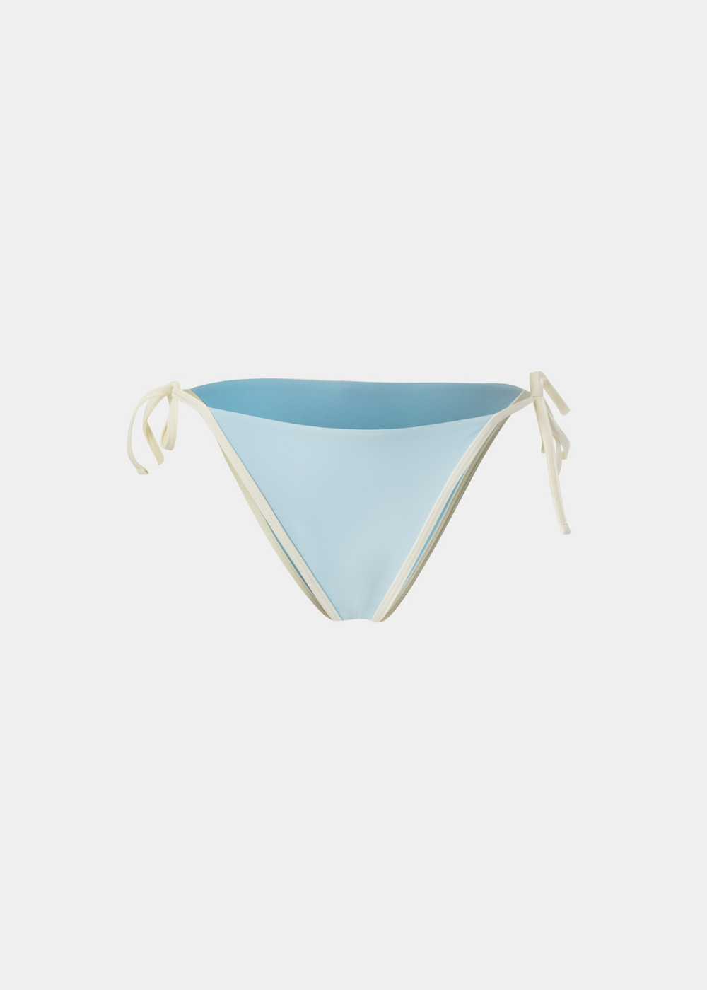 11 Aruba Bikini Bottom - Baby Blue/Cream Dacron - Image 1