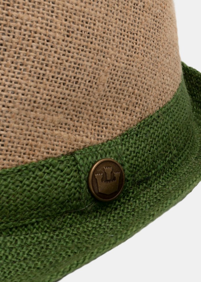 Brown & green fedora - Image 3