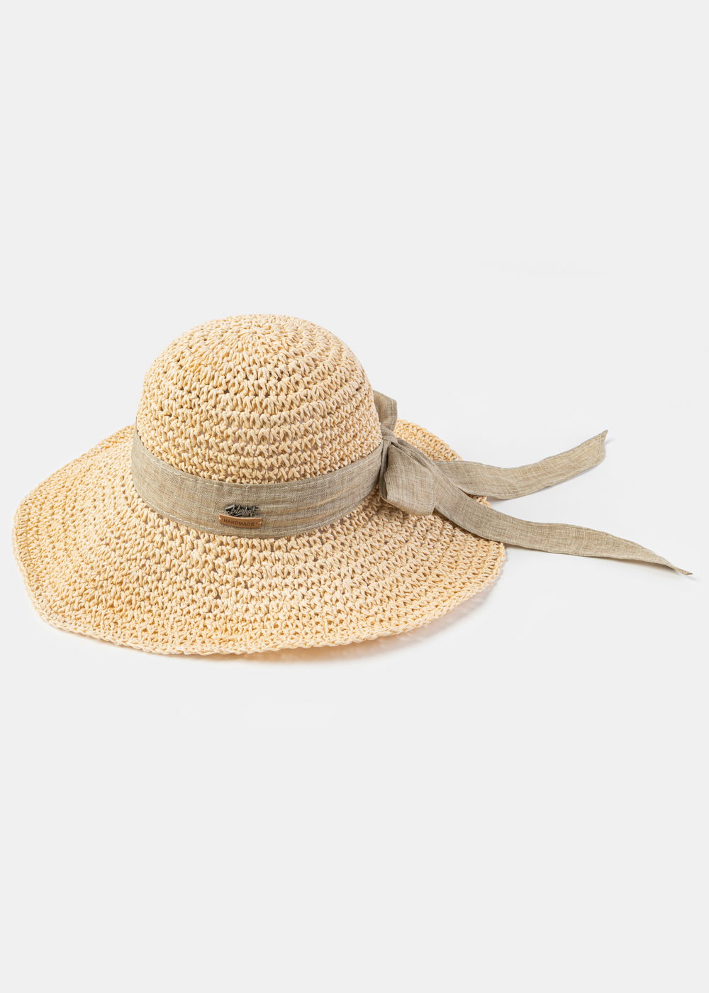 Beige Hand Knitted Hat Beige Hand Knitted Hat - Image 1