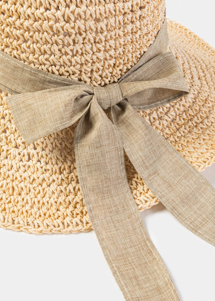 Beige Hand Knitted Hat - Image 4