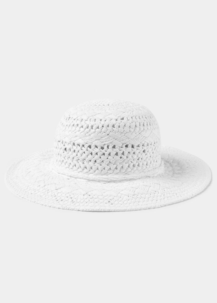 White Handmade Crochet Hat - Image 2