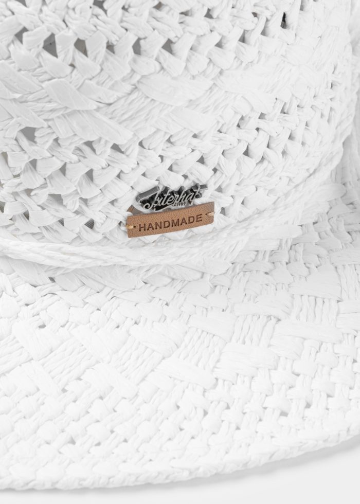 White Handmade Crochet Hat - Image 4