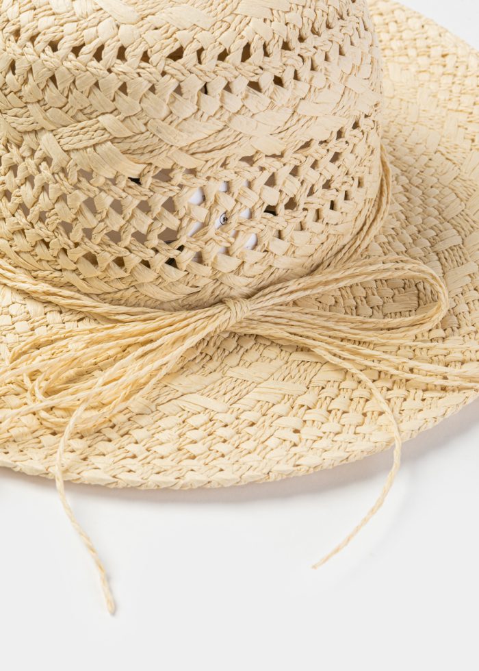 Beige Handmade Crochet Hat - Image 3