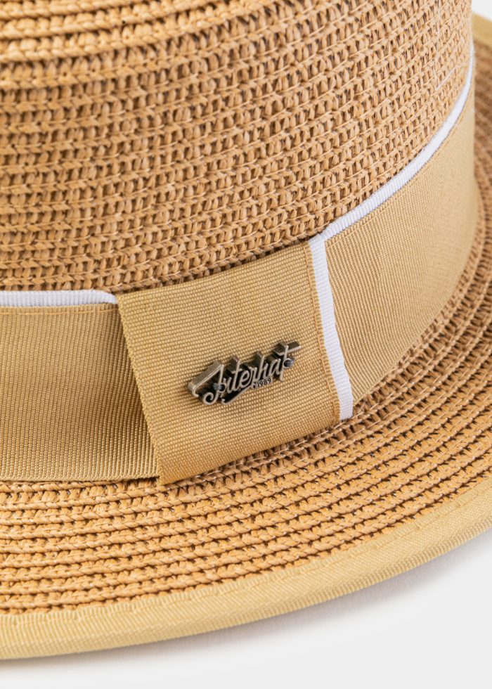 Brown Boater Hat - Image 3