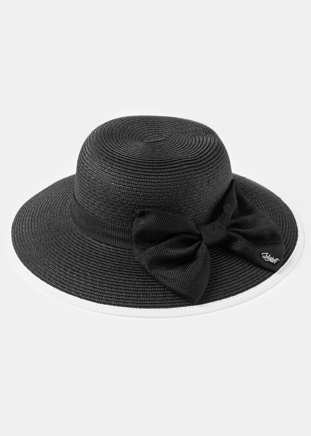 Black Hat w/ Black Bow Black Hat w/ Black Bow - Image 1