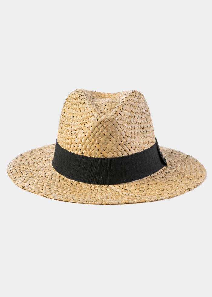 Natural Straw Panama Style Hat - Image 2
