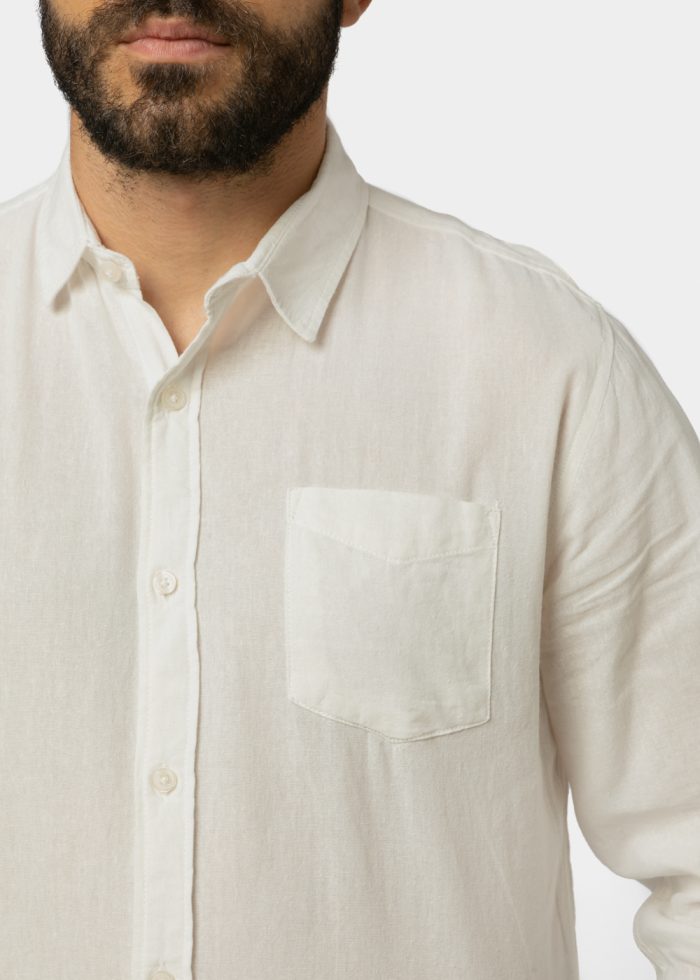 White Classic Shirt - Image 3