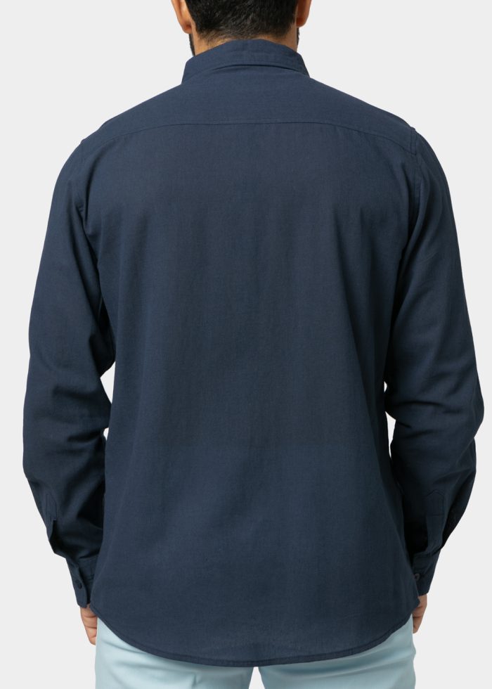 Navy Blue Classic Shirt - Image 2