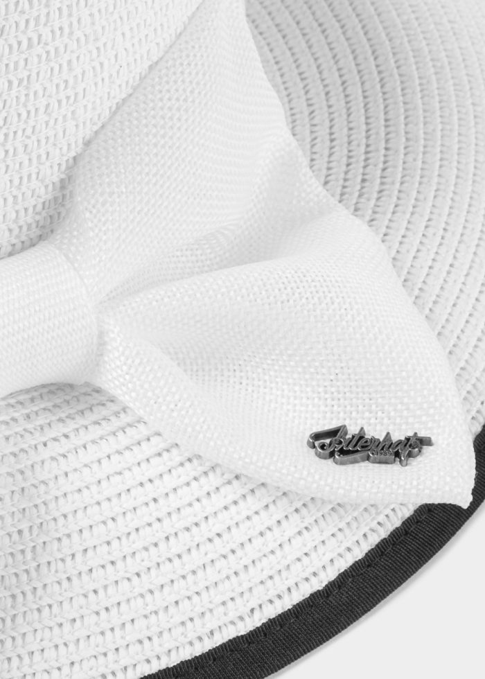 White Hat w/ White Bow - Image 4