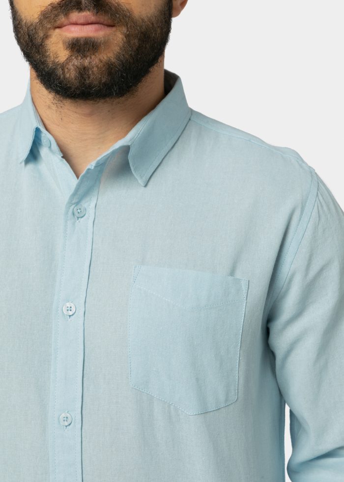 Light Blue Classic Shirt - Image 3