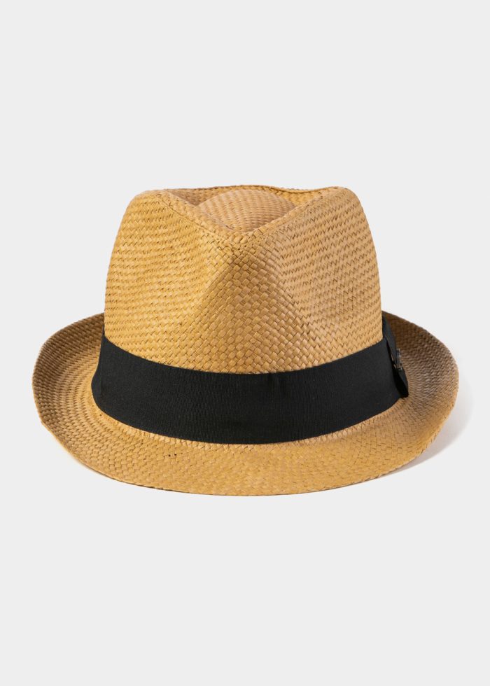 Brown Fedora Hat w/ black hatband 2 - Image 2