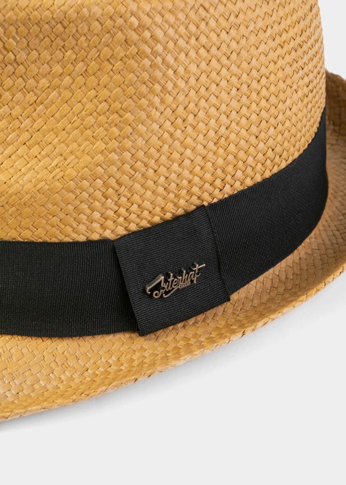 Brown Fedora Hat w/ black hatband 2 - Image 3