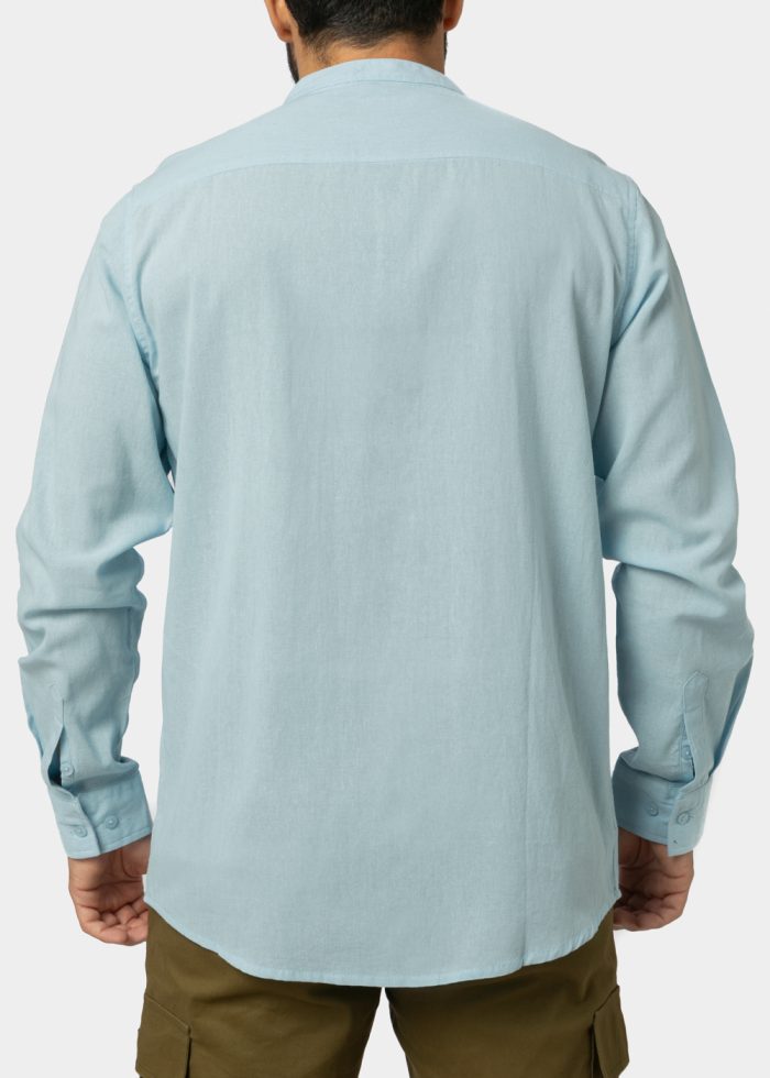 Light Blue Mao Shirt - Image 2
