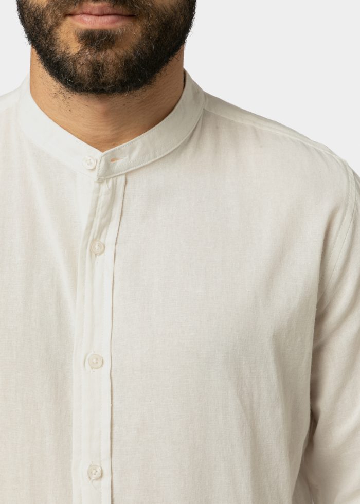 White Mao Shirt - Image 3