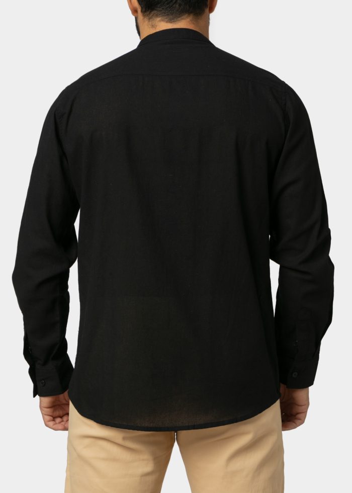 Black Mao Shirt - Image 2