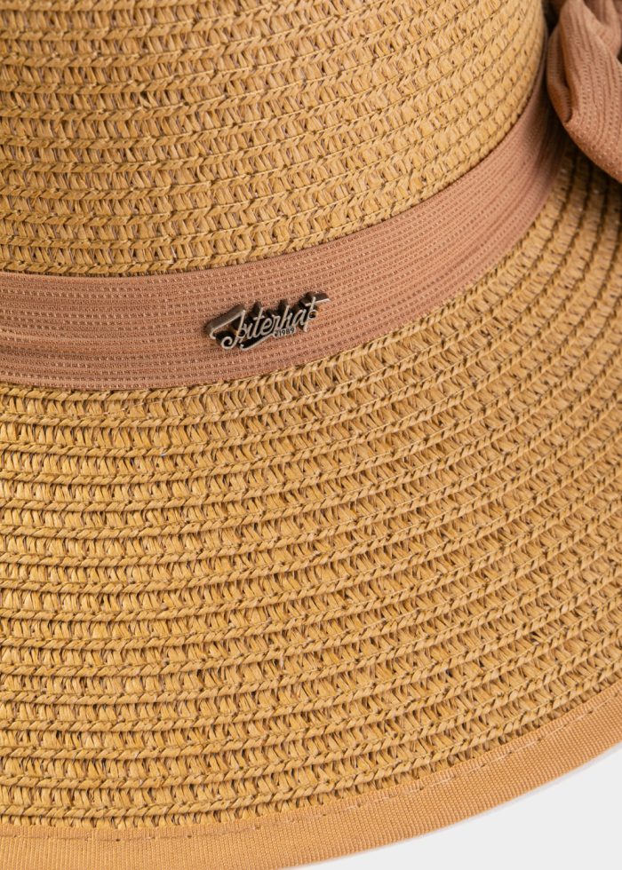 Brown Hat w/ Brown Bow - Image 4