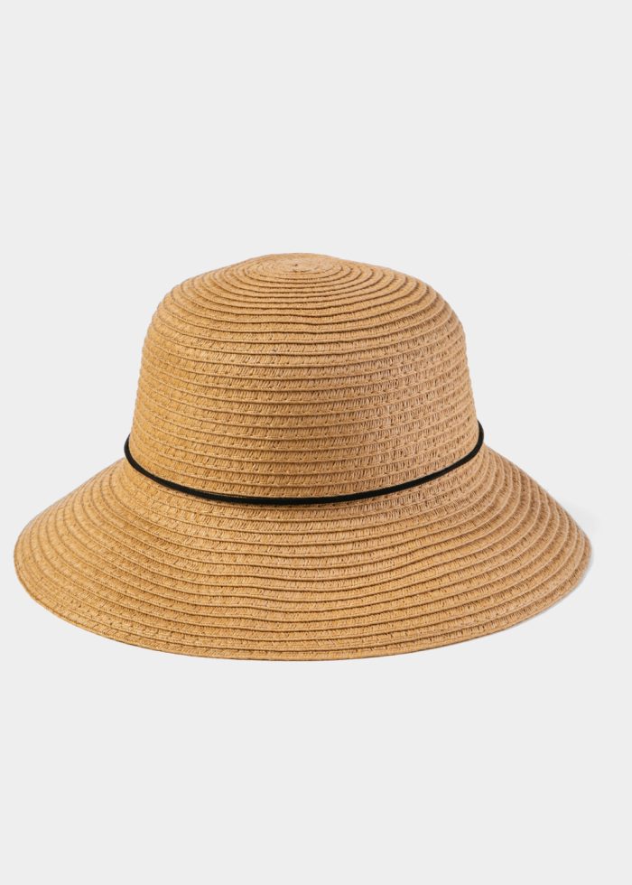 Brown Kids Straw Hat - Image 2