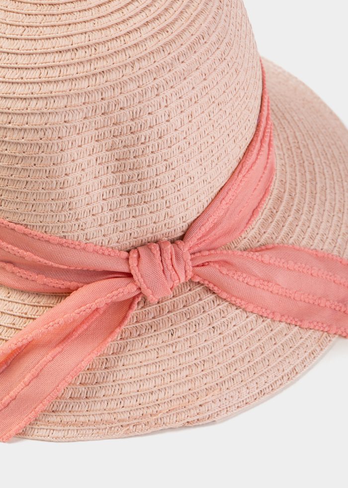 Pink Kids Straw Hat - Image 3