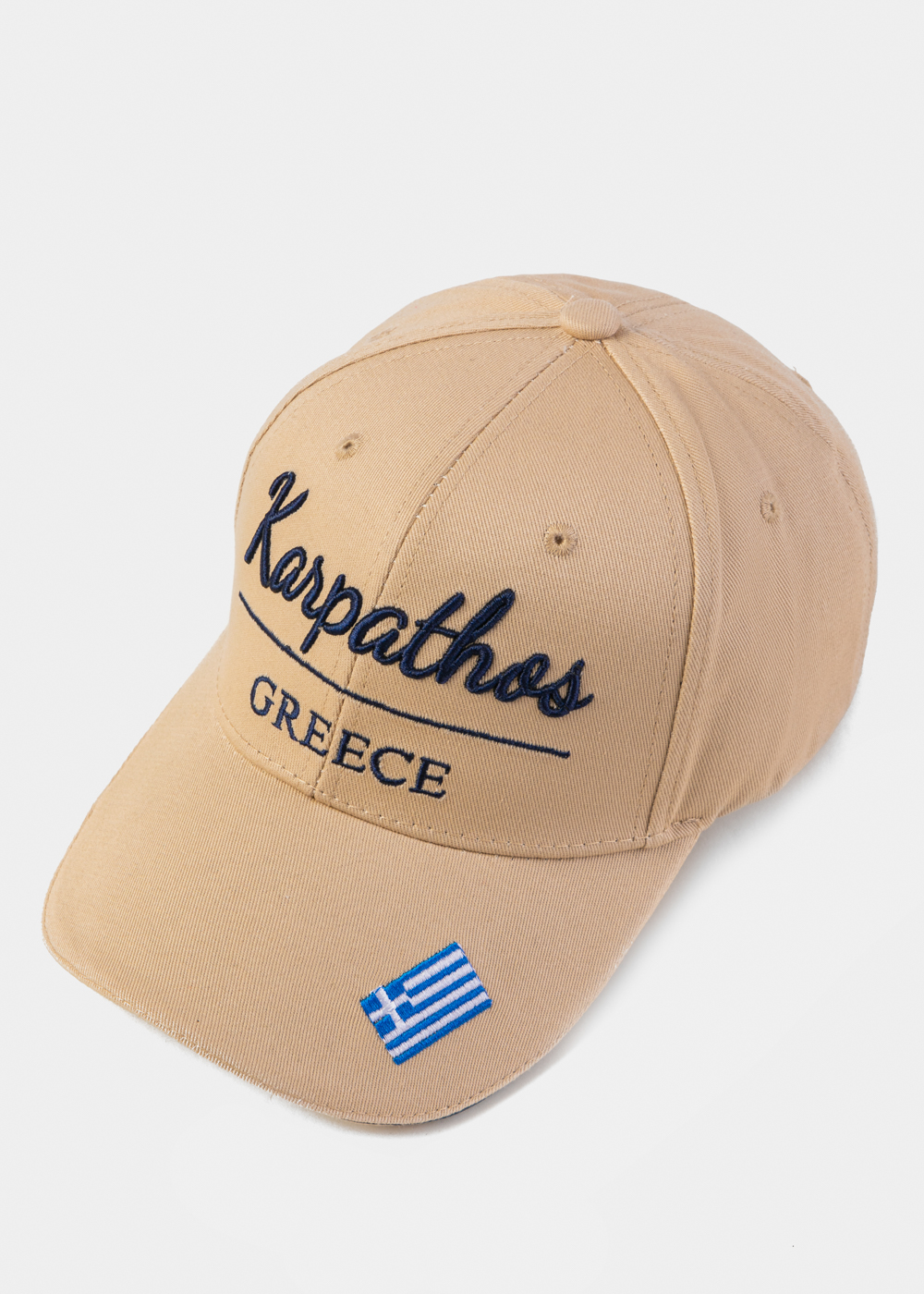 Karpathos Beige w/ Greek Flag Karpathos Beige w/ Greek Flag - Image 1