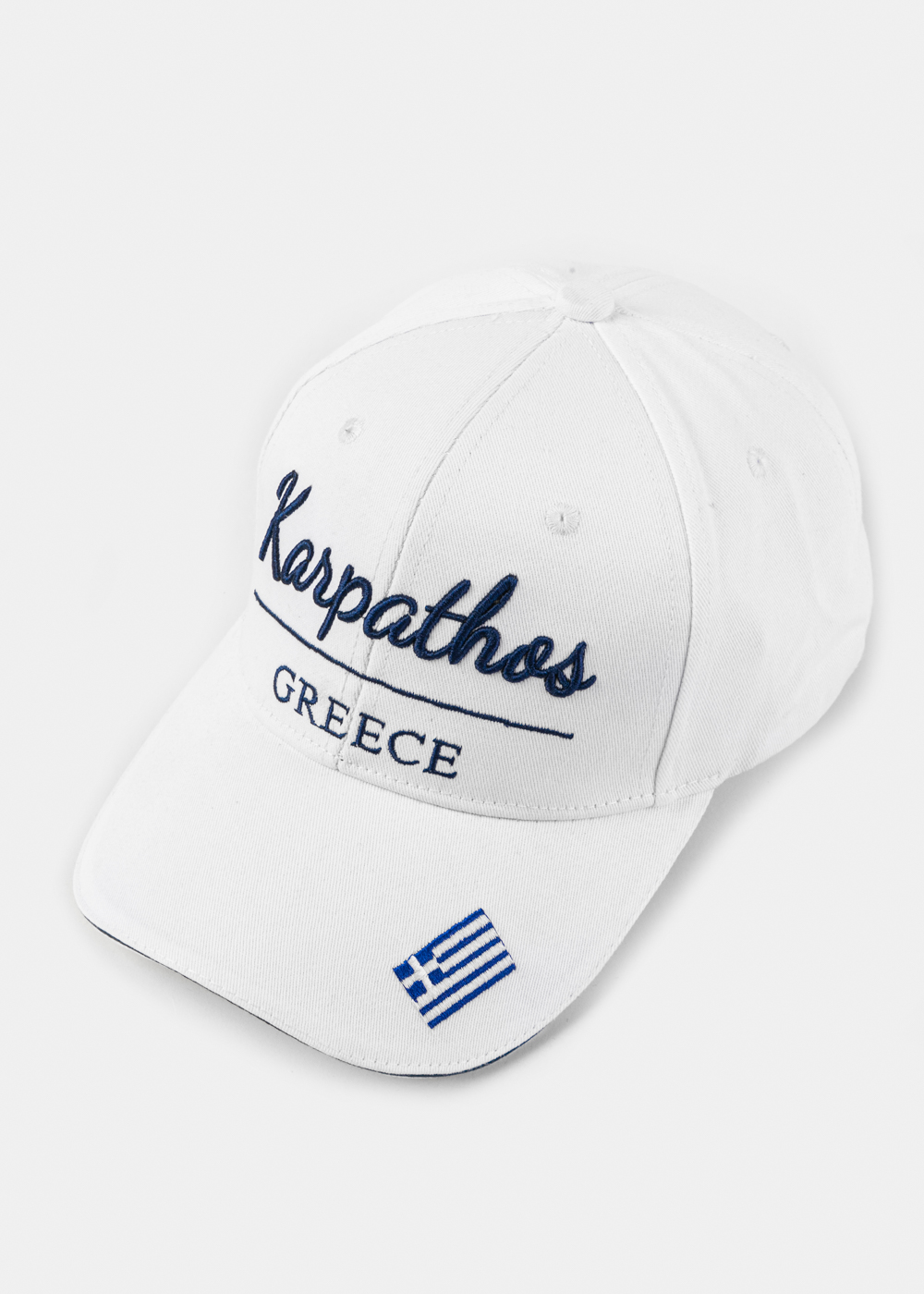 Karpathos White w/ Greek Flag Karpathos White w/ Greek Flag - Image 1