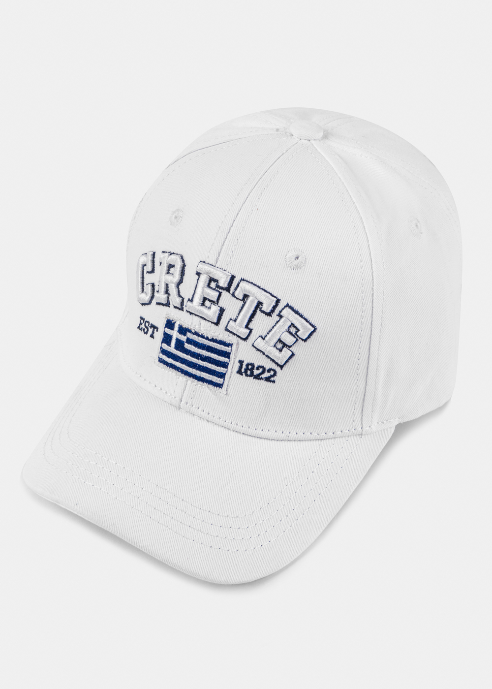 Crete White w/ Greek Flag 2 Crete White w/ Greek Flag 2 - Image 1