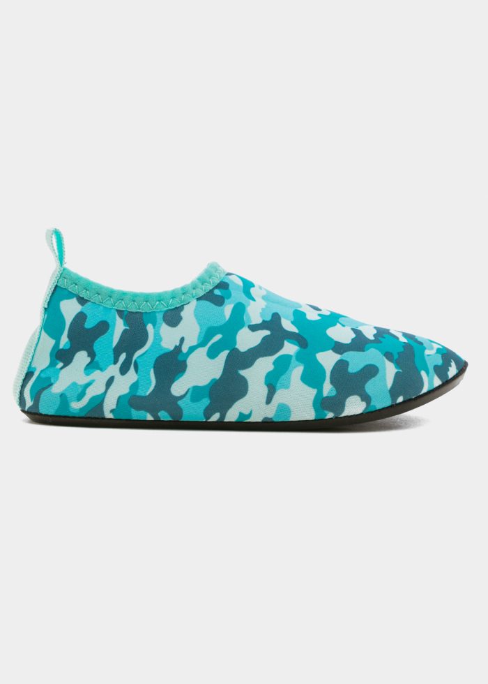 Kids Water Shoes w/ Military Blue Design - Image 2