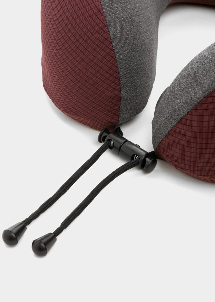 Burgundy Neck Pillow - Image 2