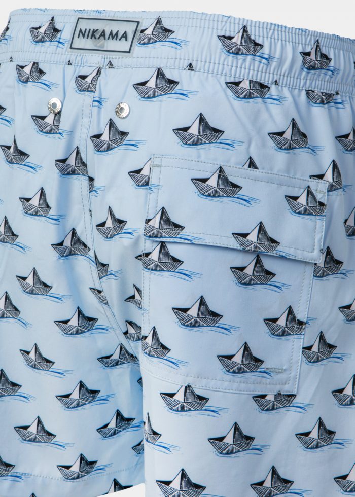 Paper Boats Classic Men Swimwear - Image 4