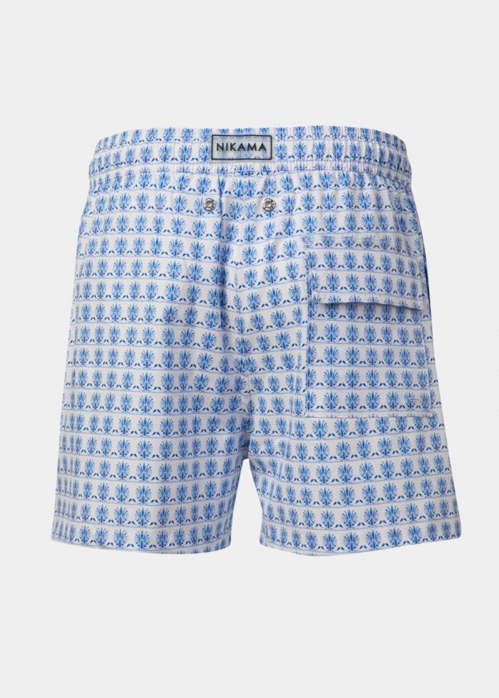 Greek Pattern Classic Men Swimwear - Image 3