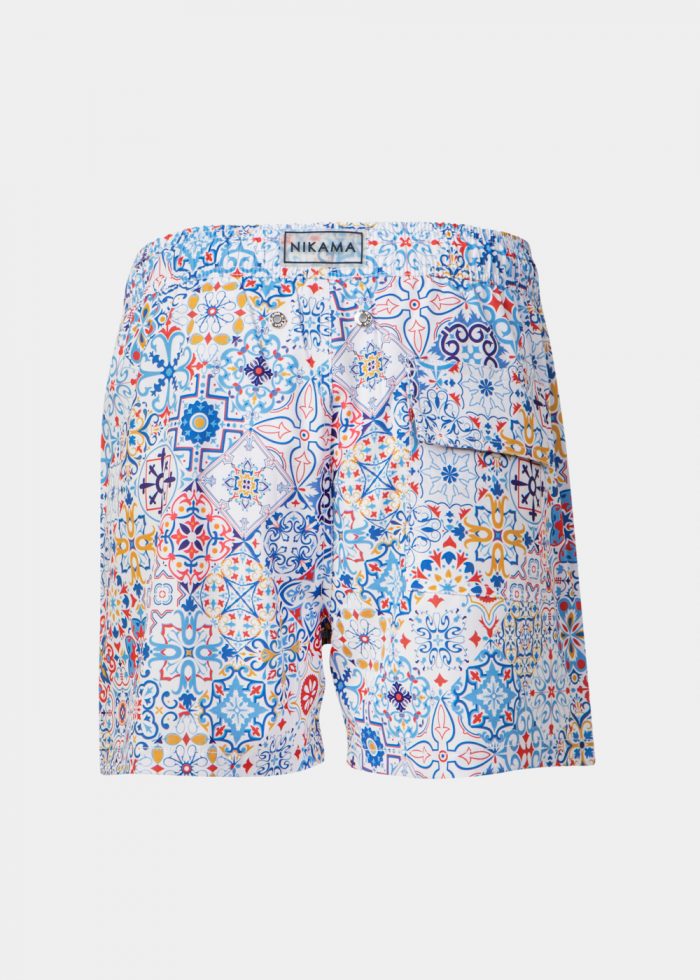 Colorful Majolica Classic Men Swimwear - Image 3