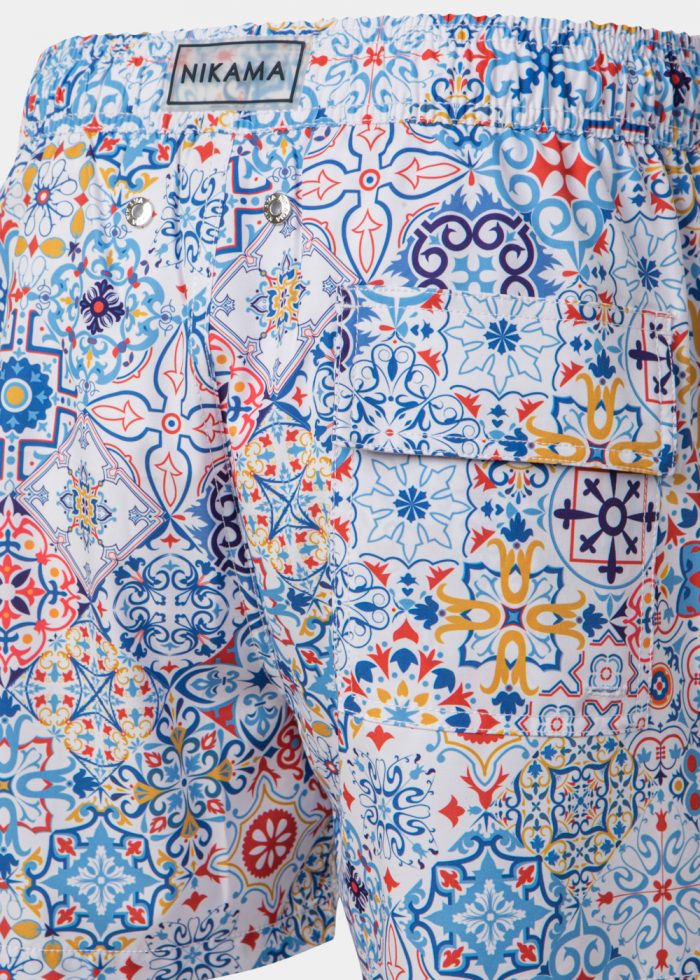 Colorful Majolica Classic Men Swimwear - Image 4