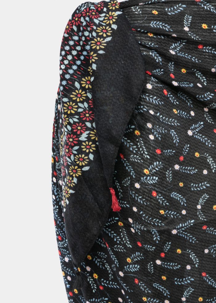 Black pareo w/ margaritas design - Image 2