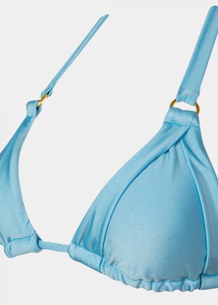 Capri Bikini Top - Light Blue Dacron - Image 3