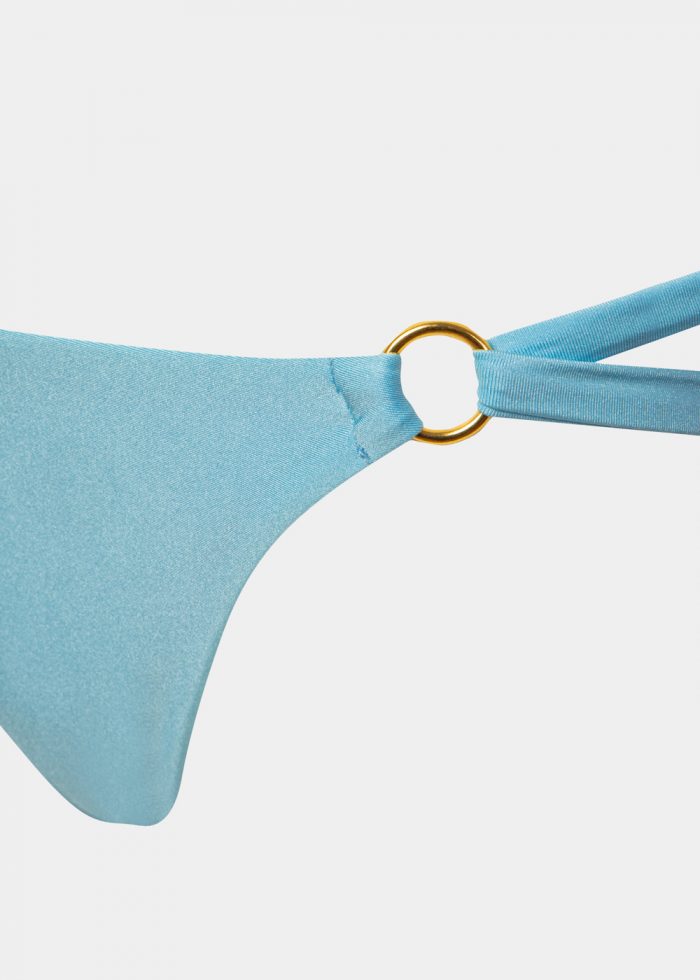 Capri Bikini Bottom - Light Blue Dacron - Image 3