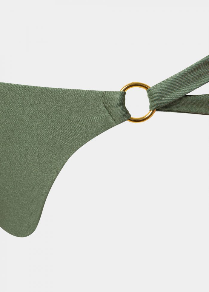 Capri Bikini Bottom - Olive Dacron - Image 3