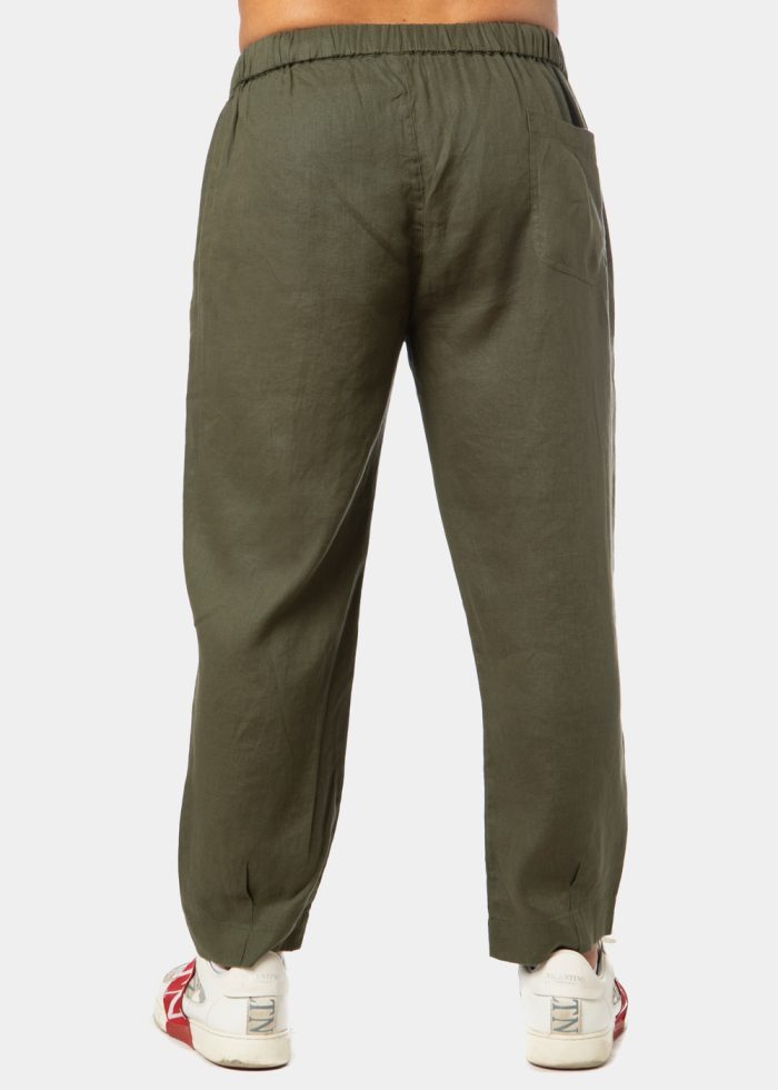 100% Linen Khaki Pants - Image 2