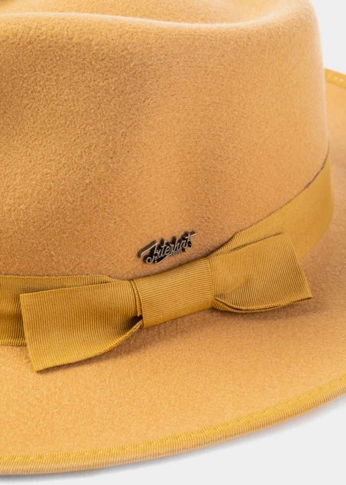 Camel Winter Hat w/ Camel Hatband - Image 3