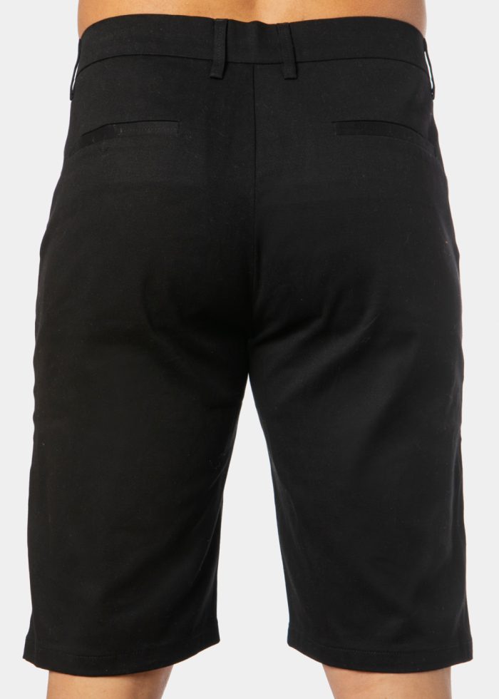 Black Cotton Shorts - Image 4