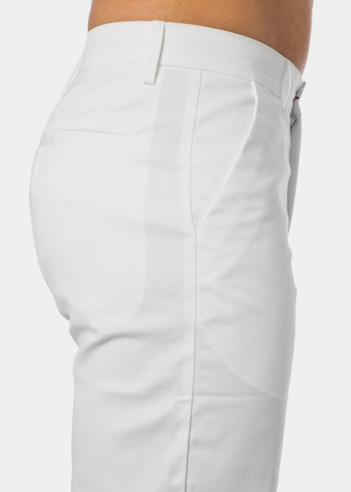 White Cotton Shorts - Image 2