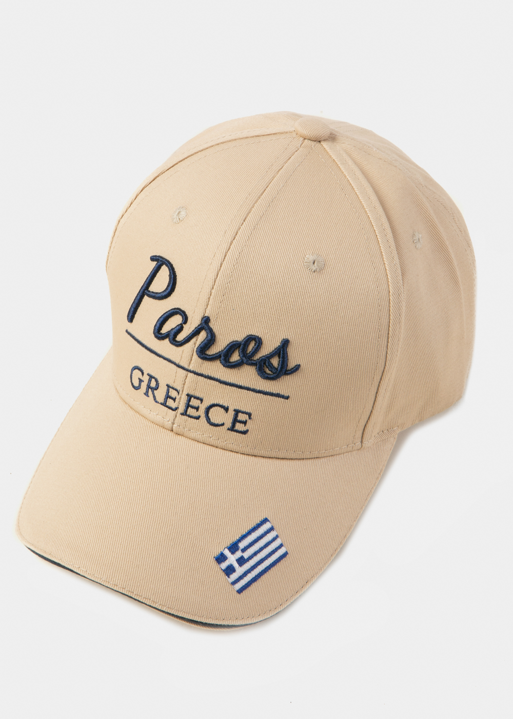 Paros Beige w/ Greek Flag Paros Beige w/ Greek Flag - Image 1