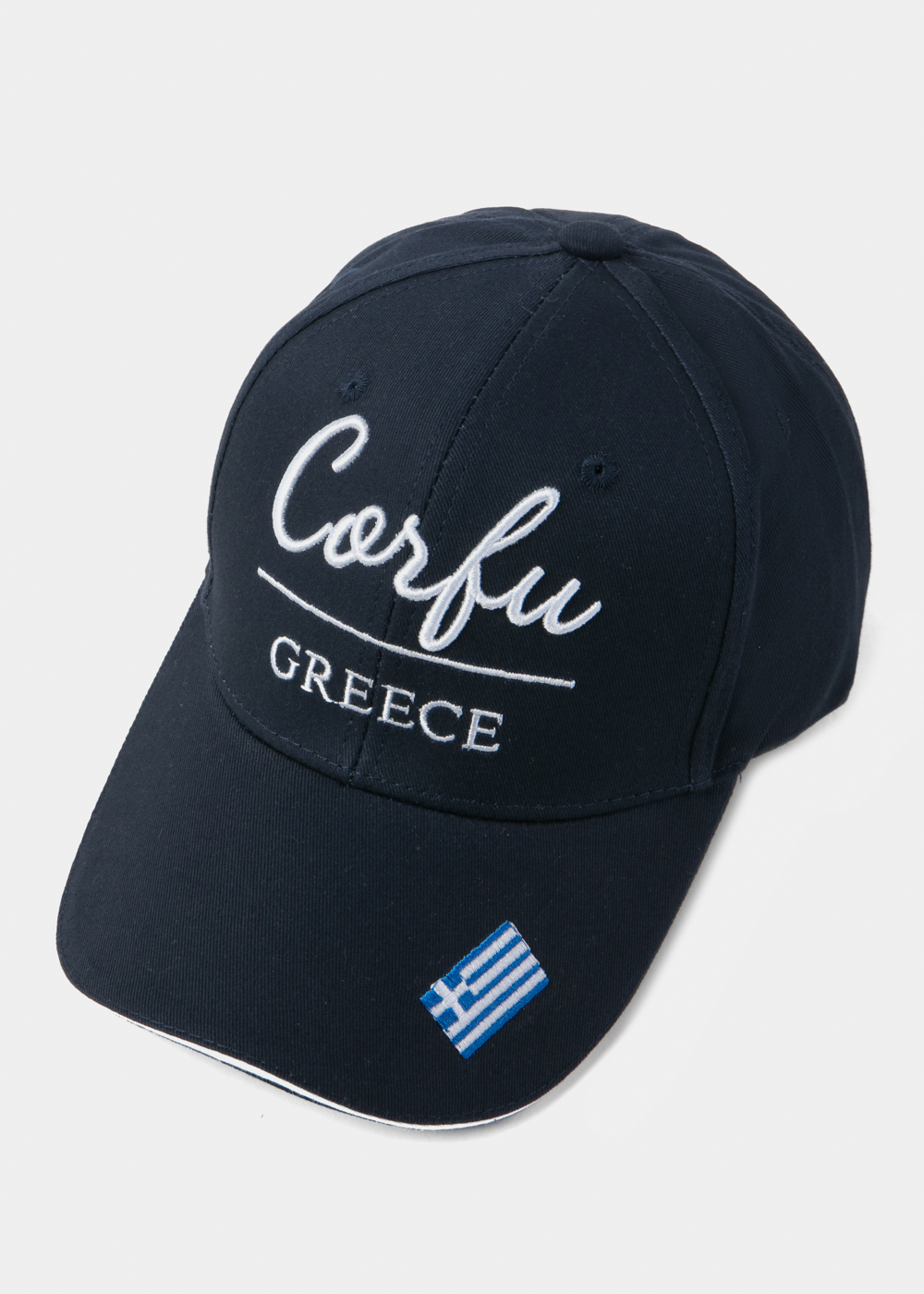 Corfu Navy Blue w/ Greek Flag Corfu Navy Blue w/ Greek Flag - Image 1