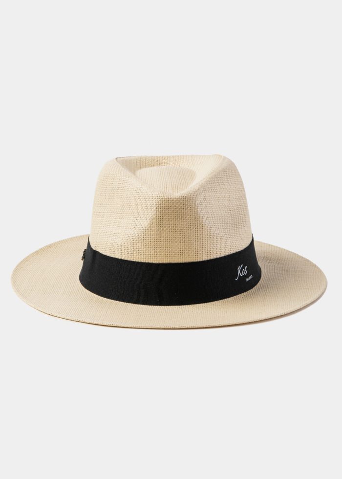 Beige "Kos" Panama Style Hat - Image 2