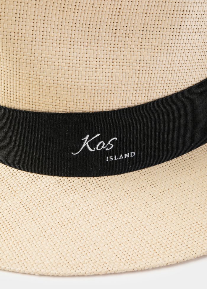 Beige "Kos" Panama Style Hat - Image 3