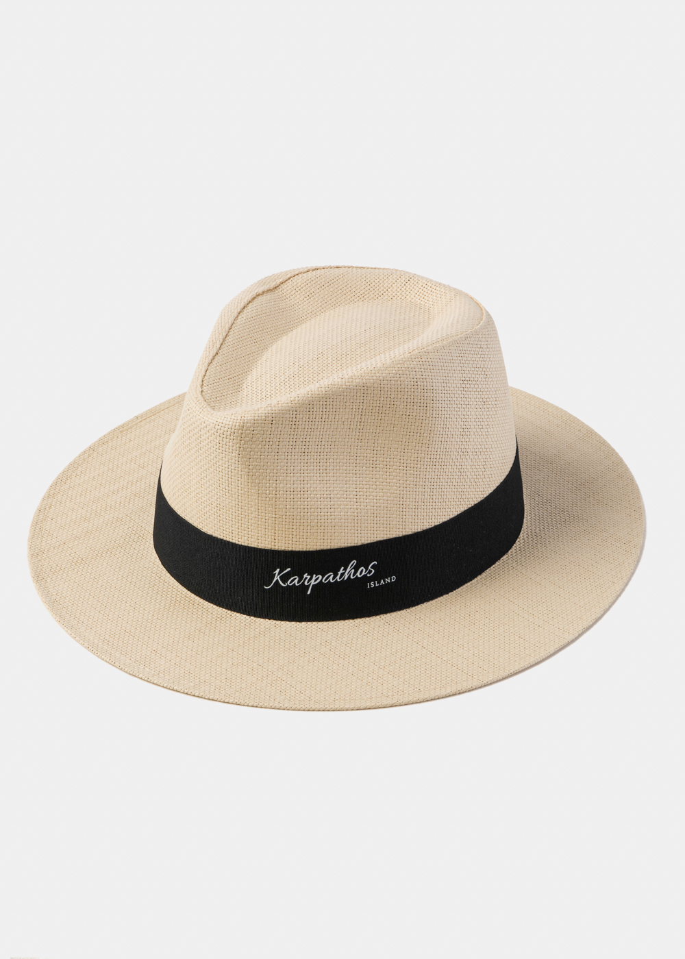 Beige "Karpathos" Panama Style Hat Beige "Karpathos" Panama Style Hat - Image 1