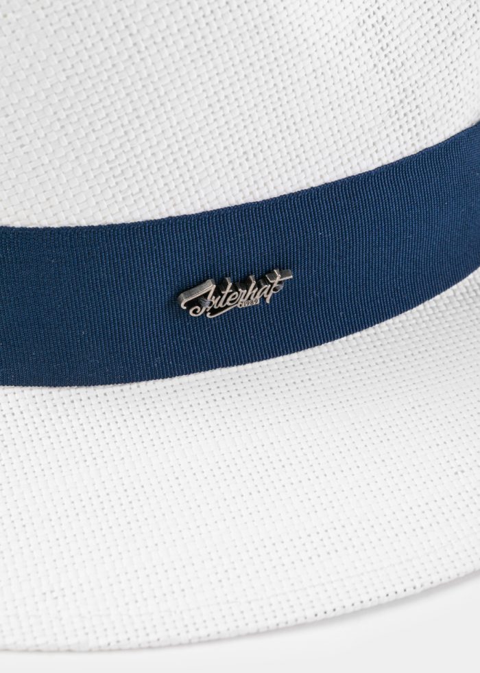 White "Karpathos" Panama Style Hat - Image 4