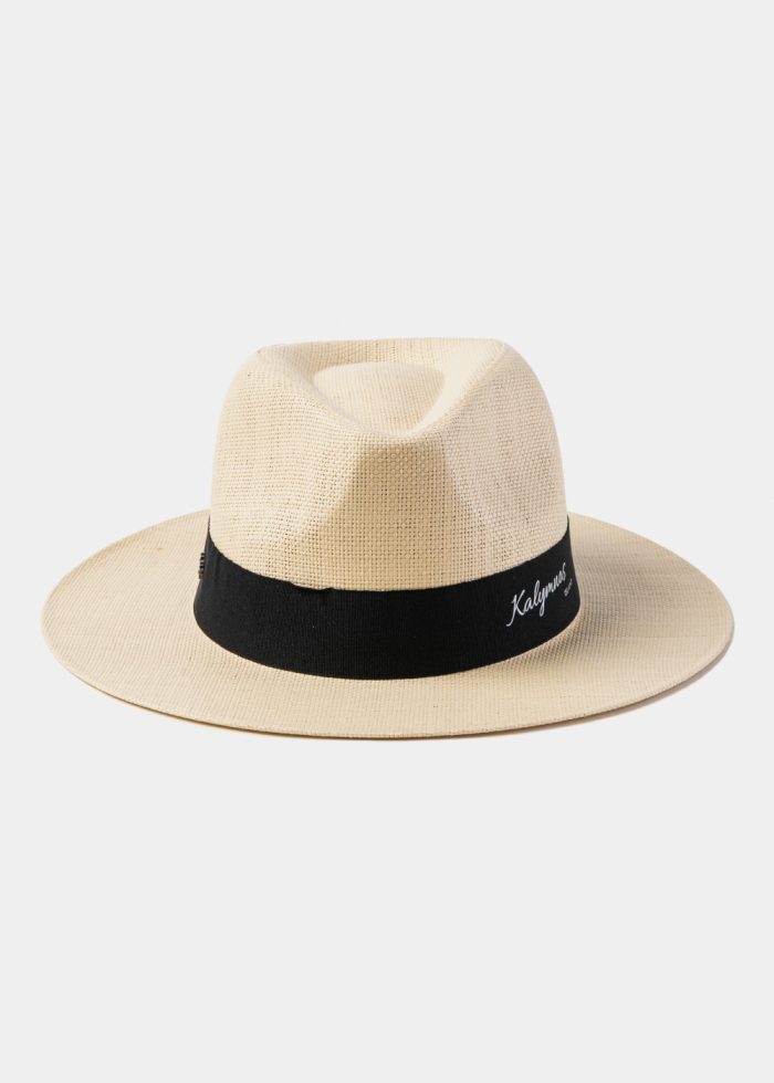Beige "Kalymnos" Panama Style Hat - Image 2