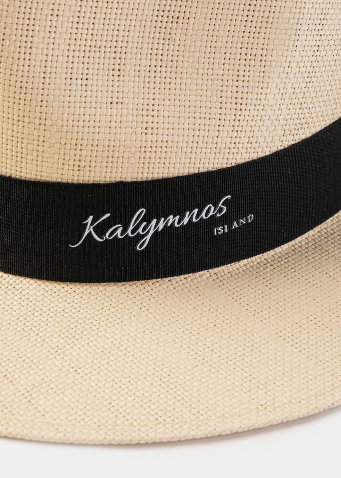 Beige "Kalymnos" Panama Style Hat - Image 3