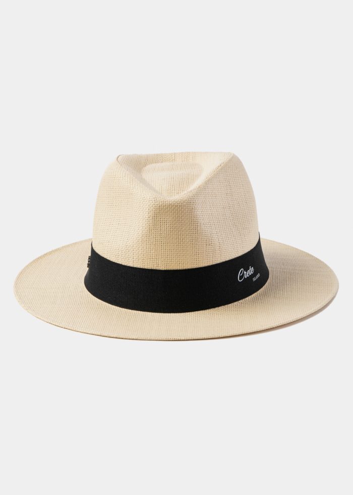 Beige "Crete" Panama Style Hat - Image 2