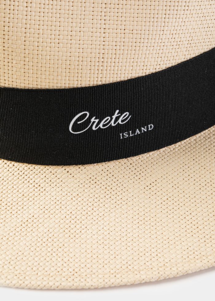 Beige "Crete" Panama Style Hat - Image 3