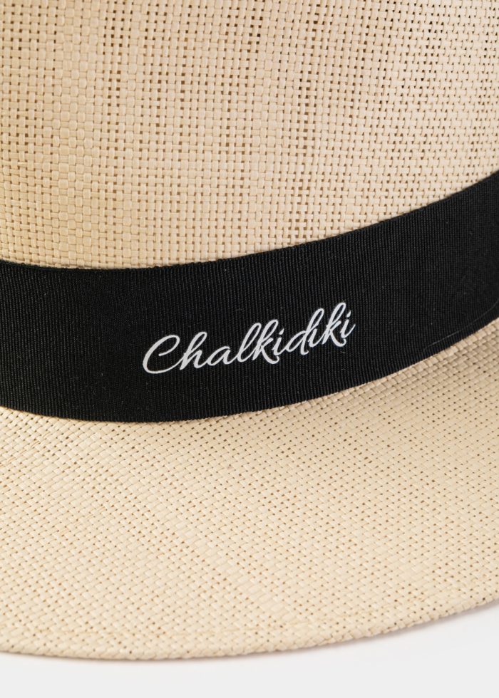 Beige "Chalkidiki" Panama Style Hat - Image 3